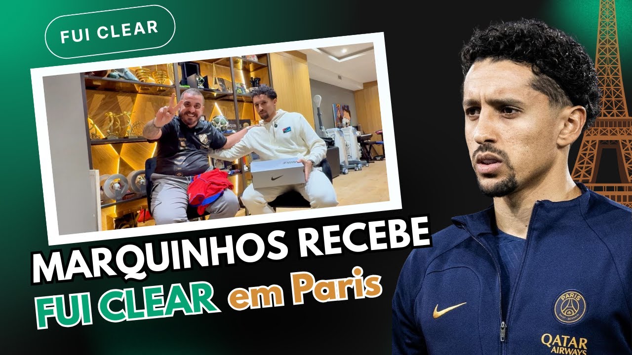 MARQUINHOS (PSG) RECEBE FUI CLEAR em Paris | Entrevista Exclusiva na CASA do Jogador