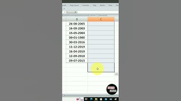 Calculate age from dates in excel #shorts #excel #learninkannada