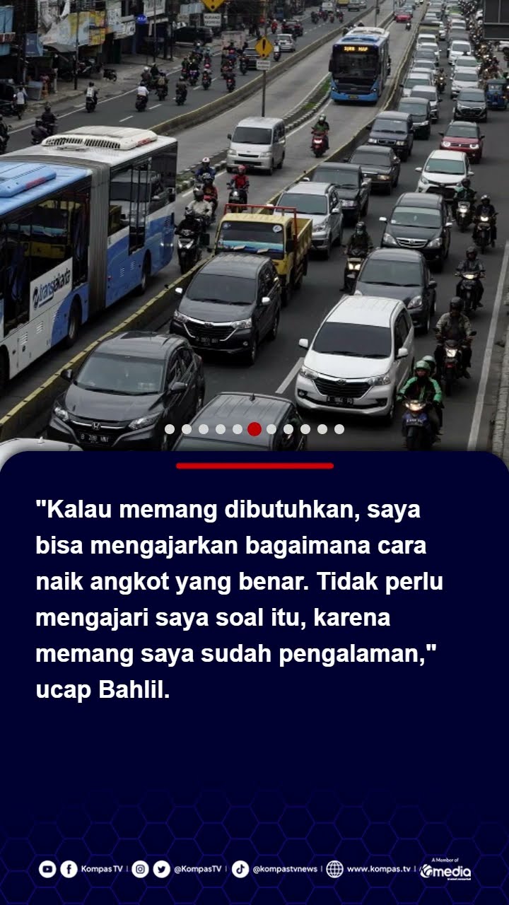 Pejabat Didesak Naik Transportasi Umum, Bahlil: Tak Perlu Diajari, Saya Jadi Kondektur 3 Tahun