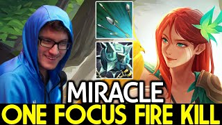 MIRACLE [Windranger] One Focus Fire Kill Enter Carry Mode Dota 2