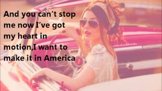 Make It In America - Victoria Justice lyric video