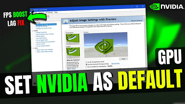How to Set Nvidia as Default GPU/Graphics Card on Windows 11 & 10 Laptop | 2023 - 天天要聞