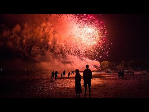 Βίντεο: Πυροτεχνήματα τέταρτης Ιουλίου στο Κολόμπους και το κεντρικό Οχάιο