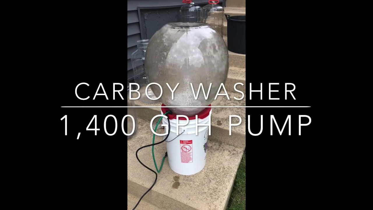How to SUPERCLEAN a carboy THE EASY (lazy) WAY!!!! YouTube