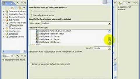 Creating a Simple J2EE Servlet Using IRAD for WebSphere 7.0