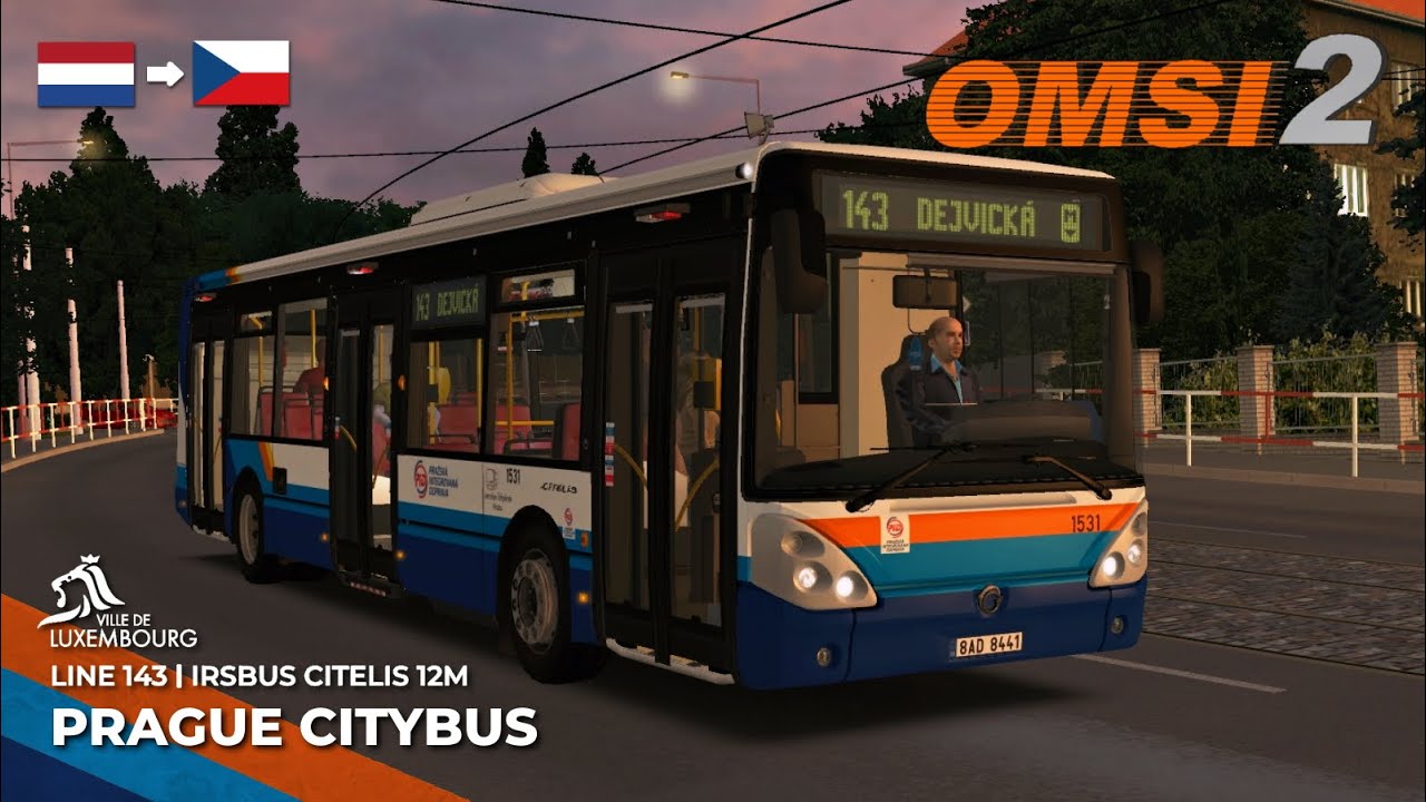 OMSI 2 #087 [CZ] AfG Prague Citybus: 143 | Irisbus Citelis 12M + Repaint DOWNLOAD