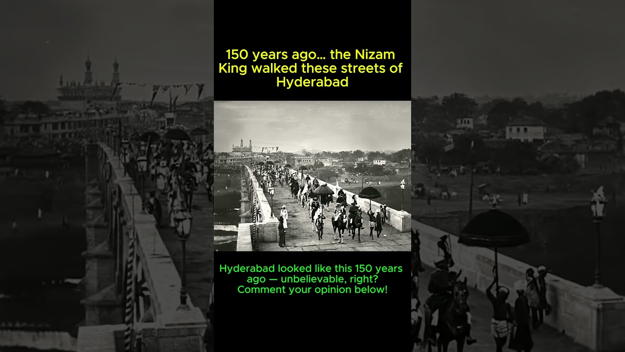 150 Years Ago The Nizam King Walked On Hyderabad Roads | Hyderabad History 