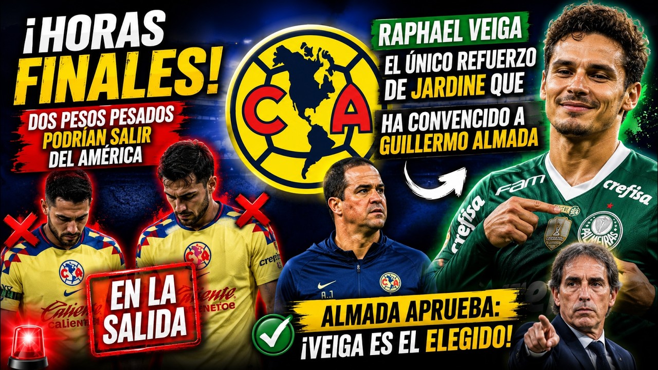 América en alerta: dos figuras podrían salir y Almada decide