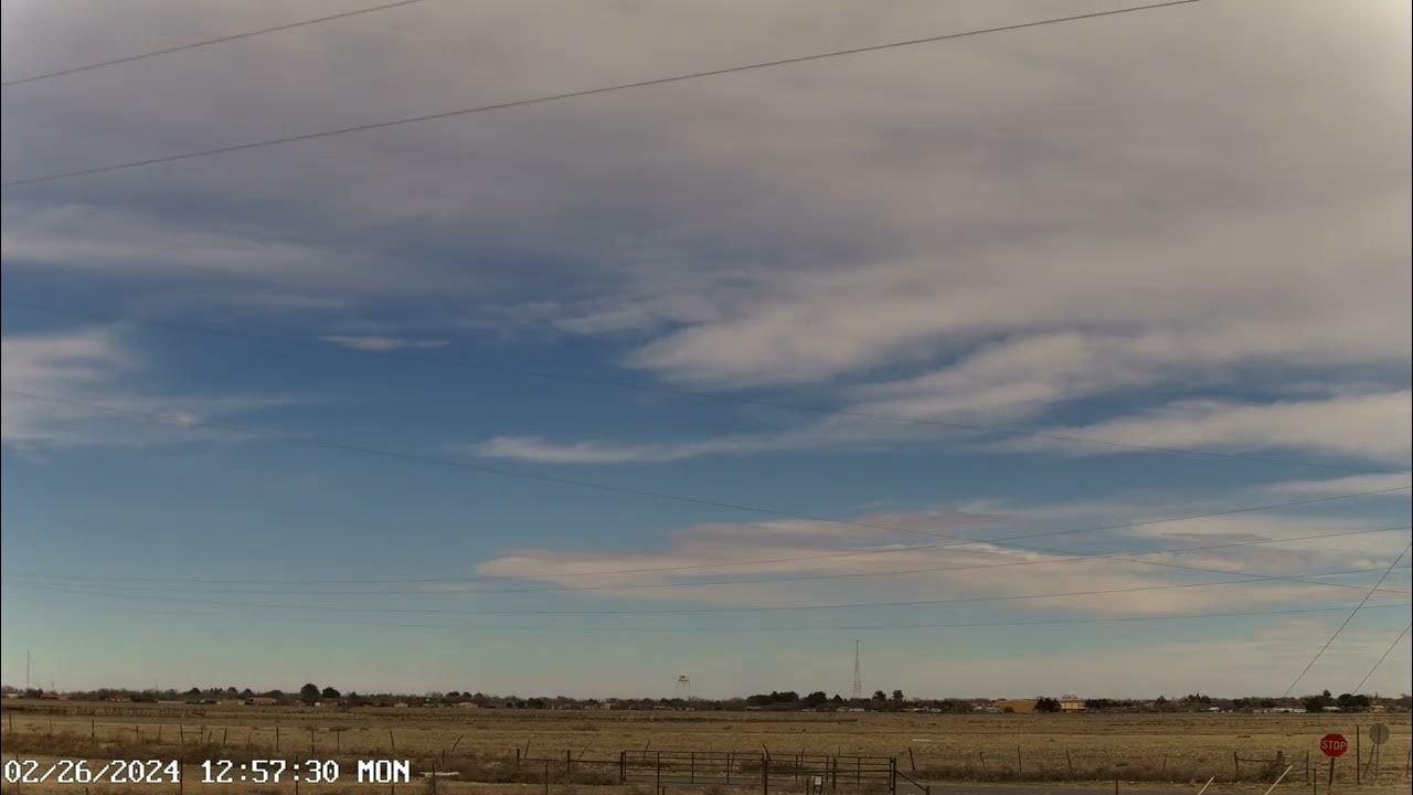 02/26/24 Time Lapse Tatum NM Weather YouTube