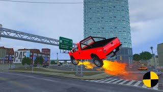 GTA 4 CRASH TESTING REAL CAR 355