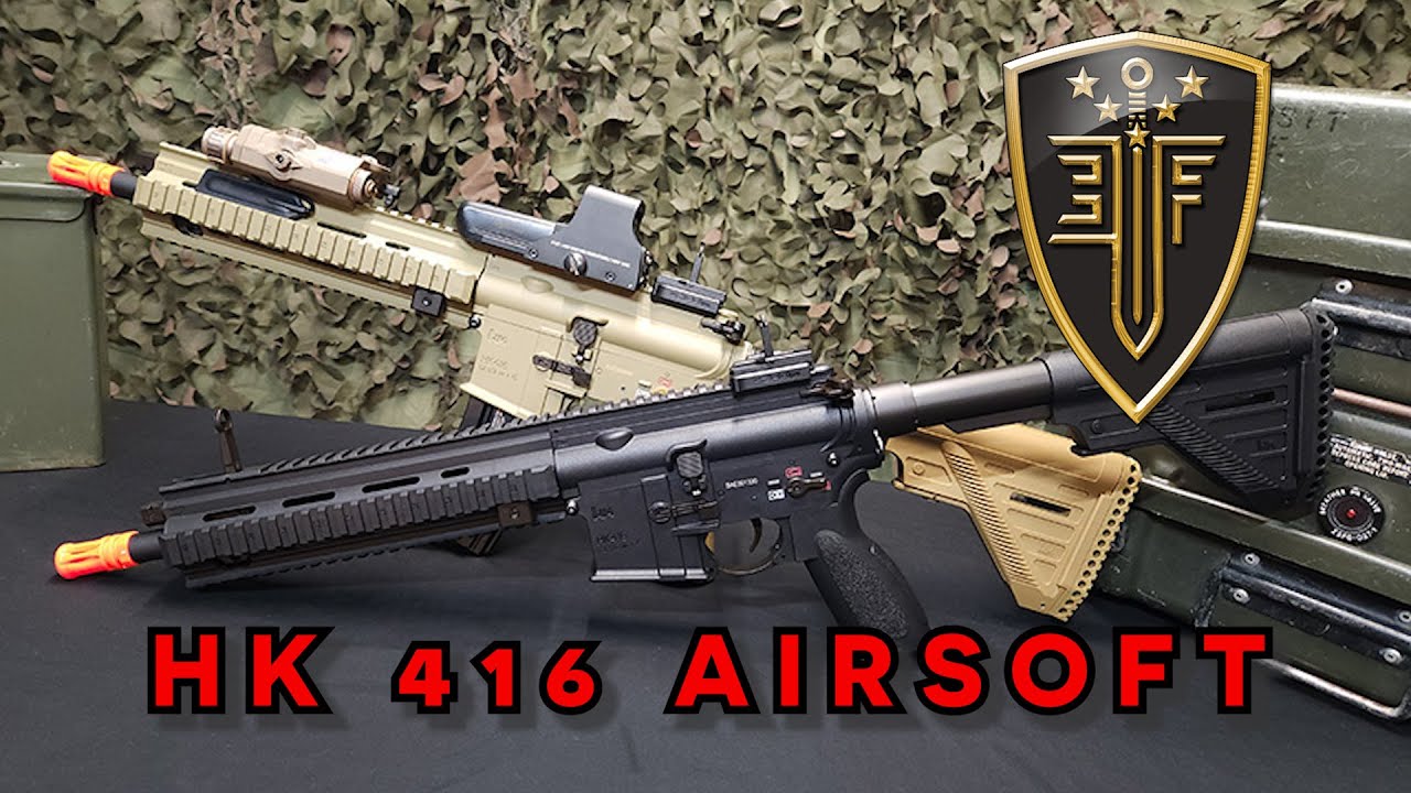 Hk 416 A5 Aeg 6Mm Tan Airsoft Rifle : Elite Force Airsoft