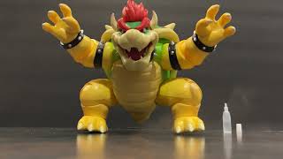 Super Mario Bros Movie Jakks Fire Breathing Bowser Demo!