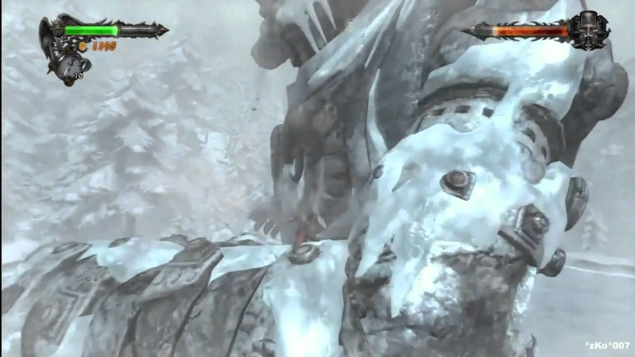 Castlevania Lord Of Shadow - Ice Titan fight with a twist