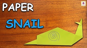 Learn How To Make Snail Using Paper | Origami For Kids | Periwinkle