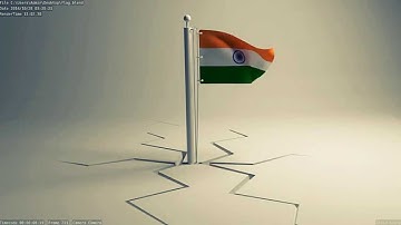 Flag Animation in Blender | Indian National flag