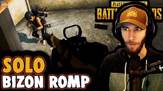 A Solo Bizon Romp Across Erangel - chocoTaco PUBG Solos Gameplay