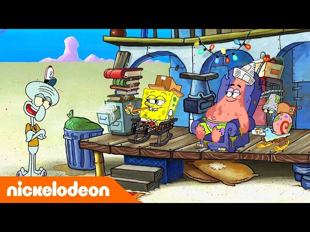 SpongeBob SquarePants | Gelandangan | Nickelodeon Bahasa class=