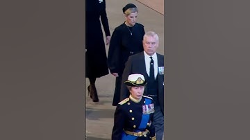 Royal Family Leave Westminster Hall Following Queen
