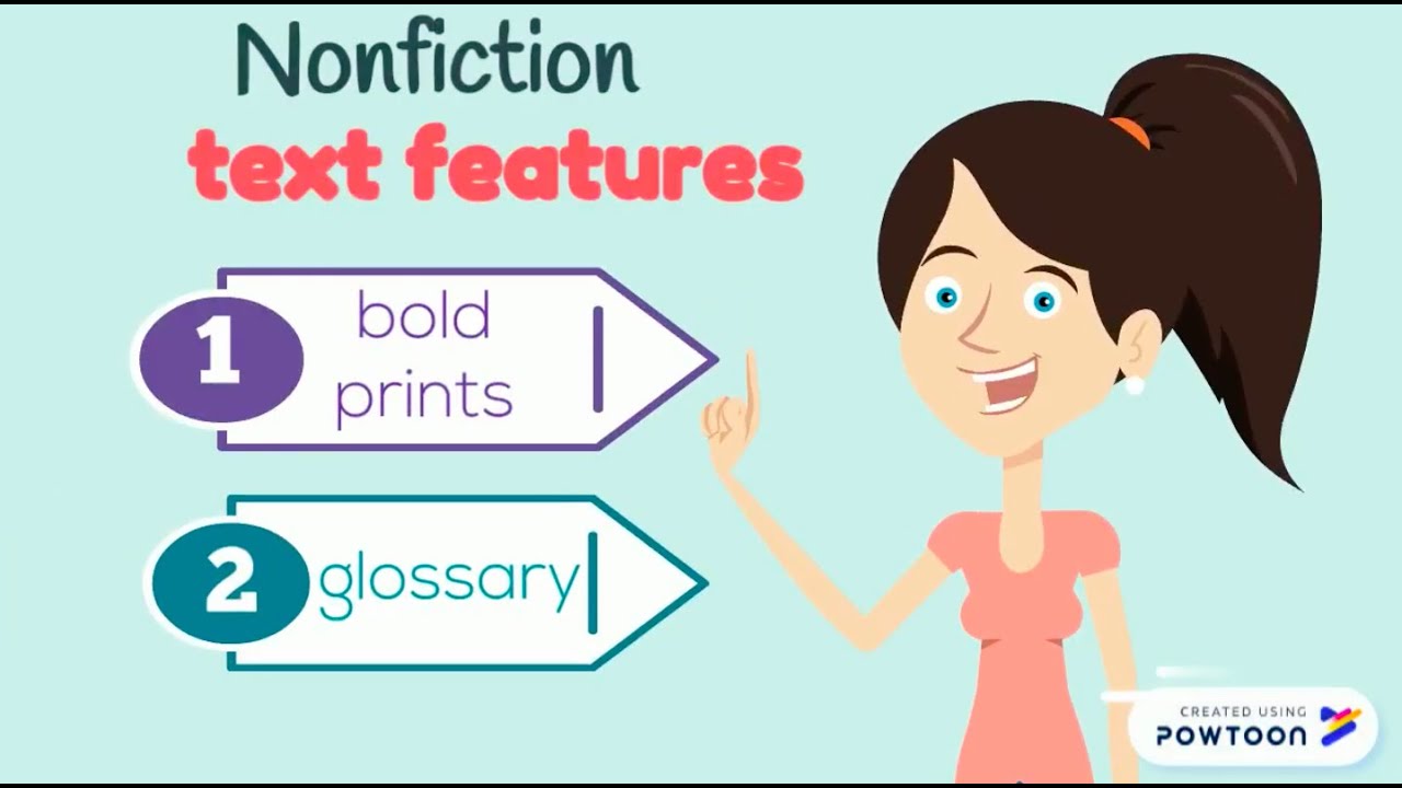 Text features - Bold print and glossary 