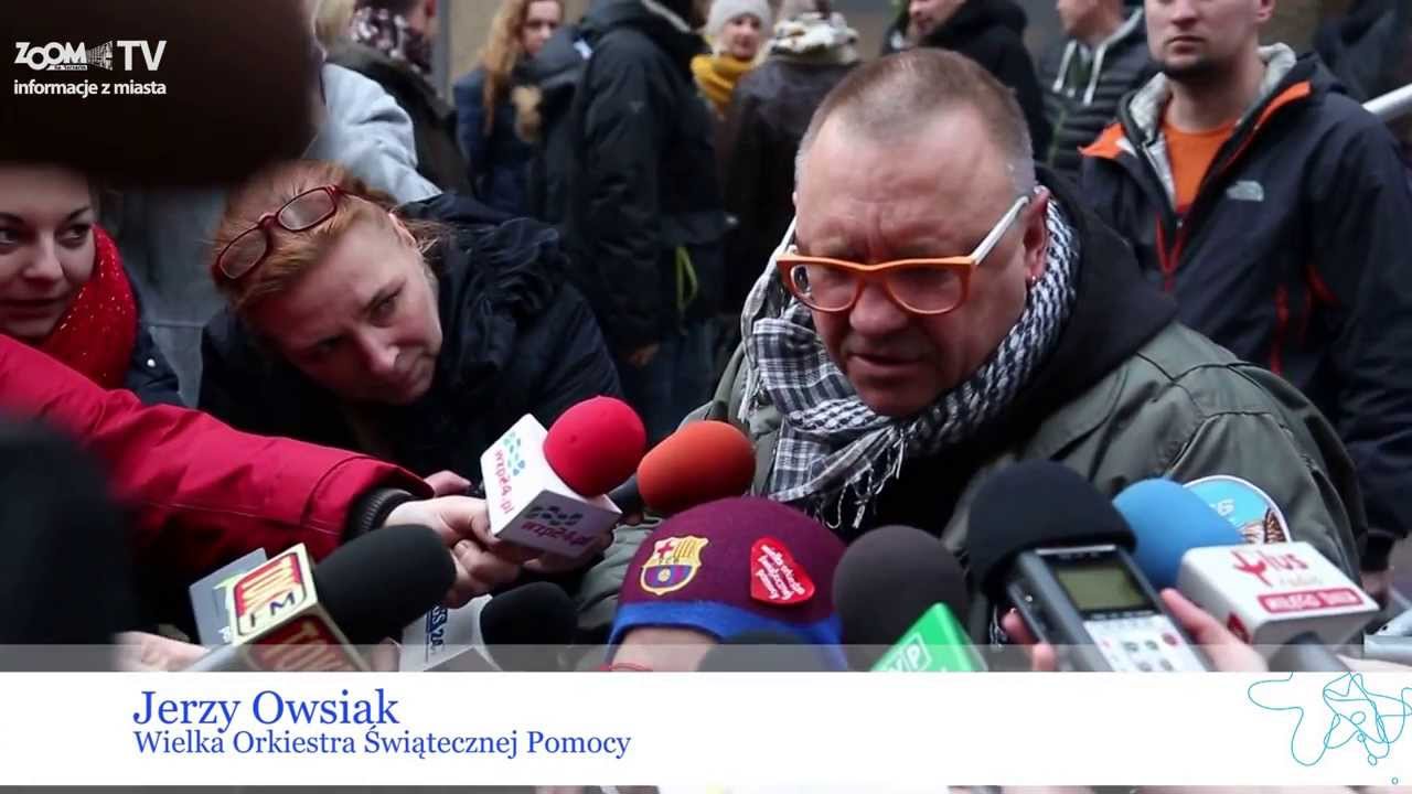 Owsiak dziękuje Łukaszowi - YouTube