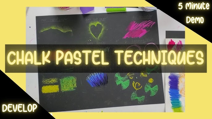 5 Essential Chalk Pastel Techniques for Beginners - Projects with Kids