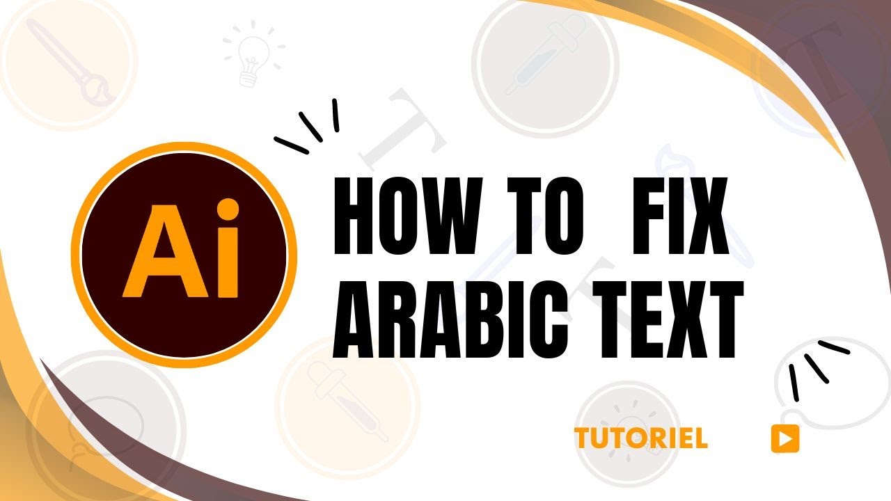 how-to-fix-arabic-text-in-illustrator-youtube