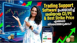 Trading Support Software ഉപയോഗിച്ച് ശരിയായ CE/PE & Best Strike Price എങ്ങനെ കണ്ടെത്താം #educational