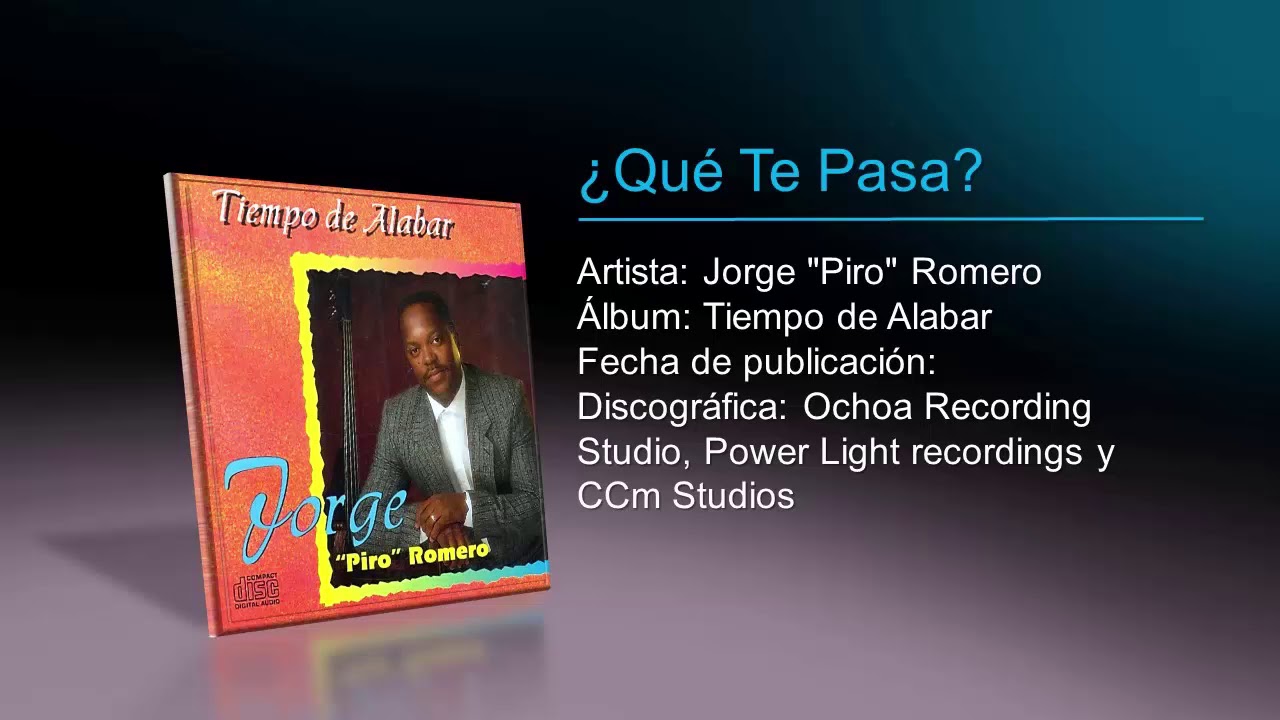 Jorge "Piro" Romero - ¿Qué Te Pasa?