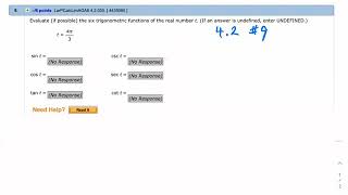 4.2 #9 WebAssign