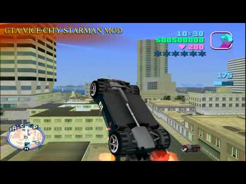 GTA VICE CITY STARMAN MOD GAMEPLAY 720p HD