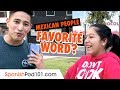 What are Mexican People's favorite Expression in Mexican Spanish? (Street interview)