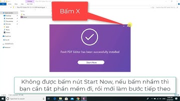 Foxit PDF Editor - Hướng dẫn cài đặt ( không nhập mã)