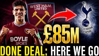 Fabrizio Romano Here We Go Its Done Fernandes To Join Tottenham For 85M From West Ham