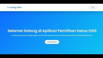 Aplikasi Voting || Flask - MySQL || Episode 7