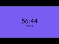 DOPAMINE DETOX Pomodoro Timer 1 Hour - Silent Study and Work Focus