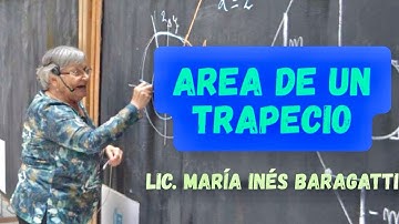Aprende el ÁREA de un TRAPECIO con María en 6 MINUTOS