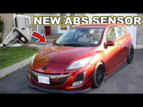 How to Install FRONT ABS SENSOR on a MAZDA 3!