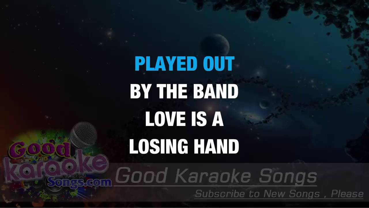 Loving You Is A Losing Game Karaoke