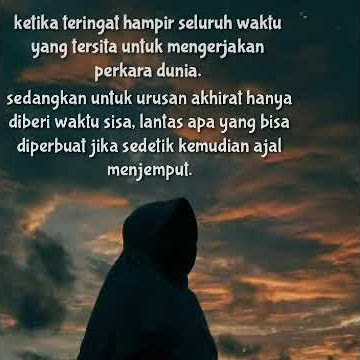 Story wa. Islami || Tentang Waktu || song~bila tiba