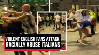 Piala Euro 2020: Penggemar Inggris menikmati rasisme dan kekerasan setelah kemenangan Italia | tiang kobra
