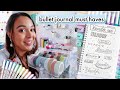 my bullet journal must haves for 2021! aesthetic stationery you need! (vlogmas day 20)