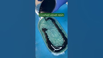 Transform Your Resin Art with a Mesmerizing Crushed Velvet Texture|#shorts #art #resinart