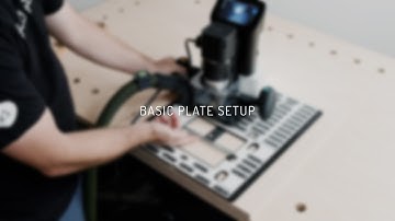 Setting Up Shaper Plate