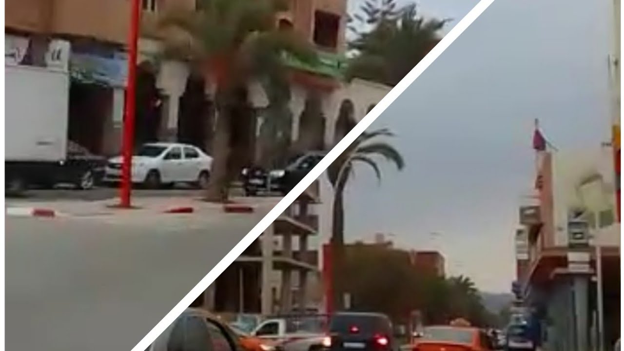 جولة في شوارع مدينة بركان 😍