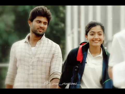 💞Let me be your comrade × Minnazhgal koothadam💞Dear Comrade💕Vijay Devarakonda & Rashmika Mandanna