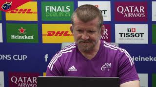 Champions Cup Round of 16 | Sharks v Munster Post Match Reaction