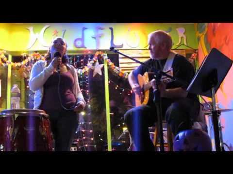 Allie Santos singing "Crazy" accompanied by Jim St...