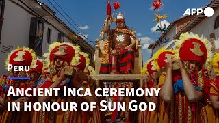 Peru celebrates ancient Inca festival to the Sun God Inti | AFP