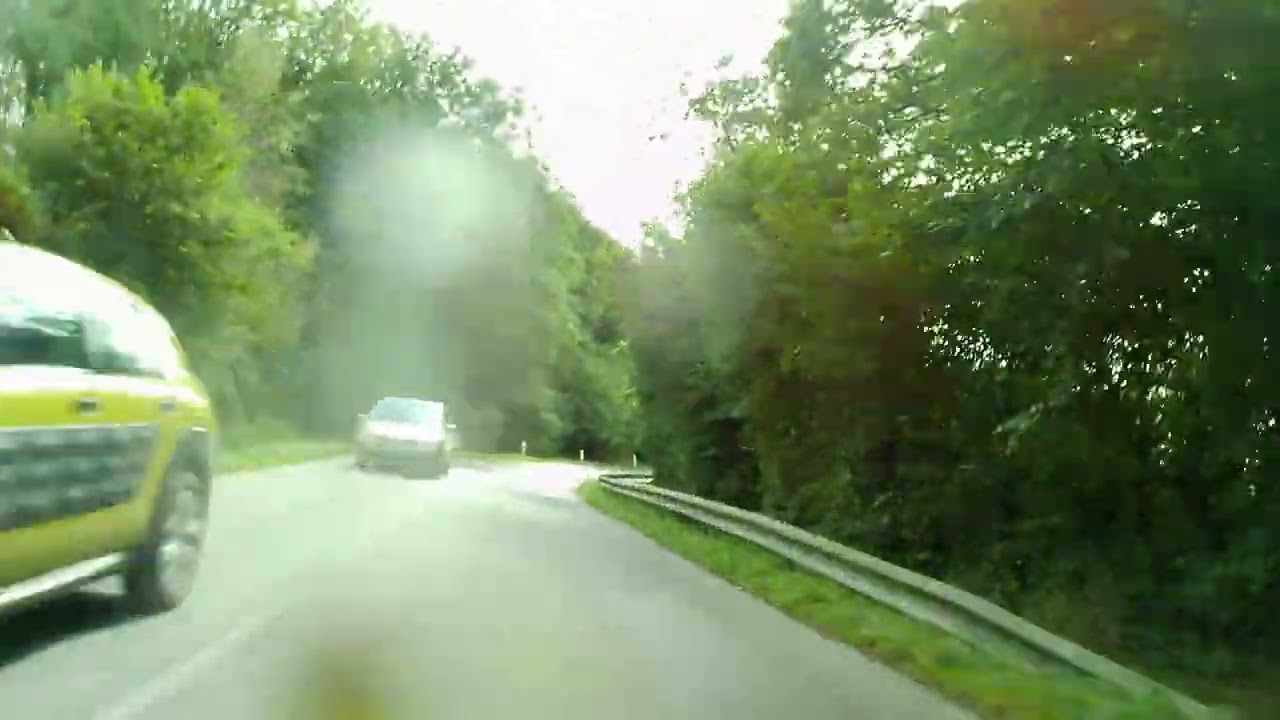 D767 au départ de Corlay en moto.Part 4.