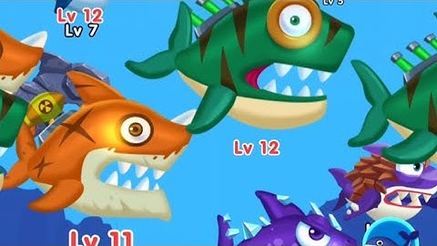 🐠🐡🐟Fish Evolution Max Levels Walkthrough Gameplay Part 17 (iOS Android)